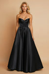 Prom Dresses Long Corset Prom Formal Ball Gown Black
