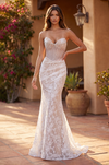 Kos Couture Corset Lace Formal Evening Dress