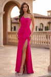 Kos Couture Figure Hugging Fitted Strapless Formal Dress