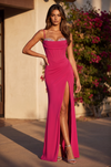 Kos Couture Corset Fitted Formal Prom Dress