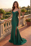 Kos Couture Prom Long Fitted Ruching Formal Dress