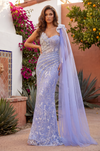 Evening Gown Off-Shoulder Pleated Satin Formal Dress