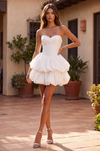 Kos Couture Short Corset Bubble Homecoming Dress