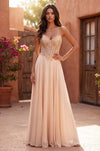 Kos Couture Strapless Sweetheart Beaded Corset A-Line Evening Dress Wholesale