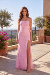 Kos Couture Long Open Back Sexy Prom Dress