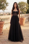 Kos Couture Corset Prom Party Dress Formal Ball Gown