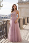 Kos Couture Long Lace Formal Prom Ball Gown
