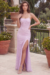 Kos Couture Long Open Back Sexy Prom Dress