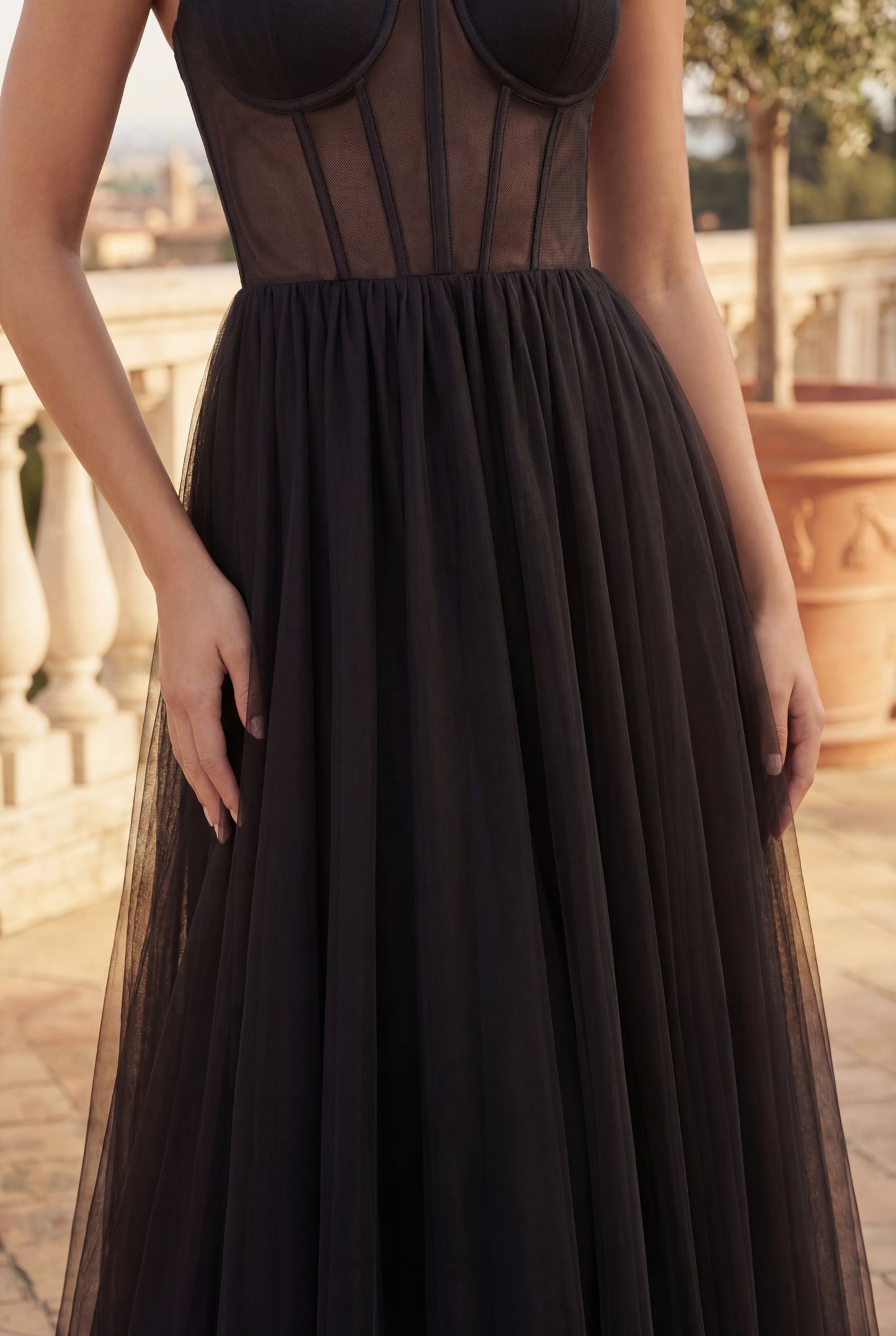 Kos Couture Corset Prom Party Dress Formal Ball Gown