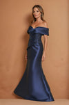 Kos Couture Off Shoulder Long Evening Formal Dress