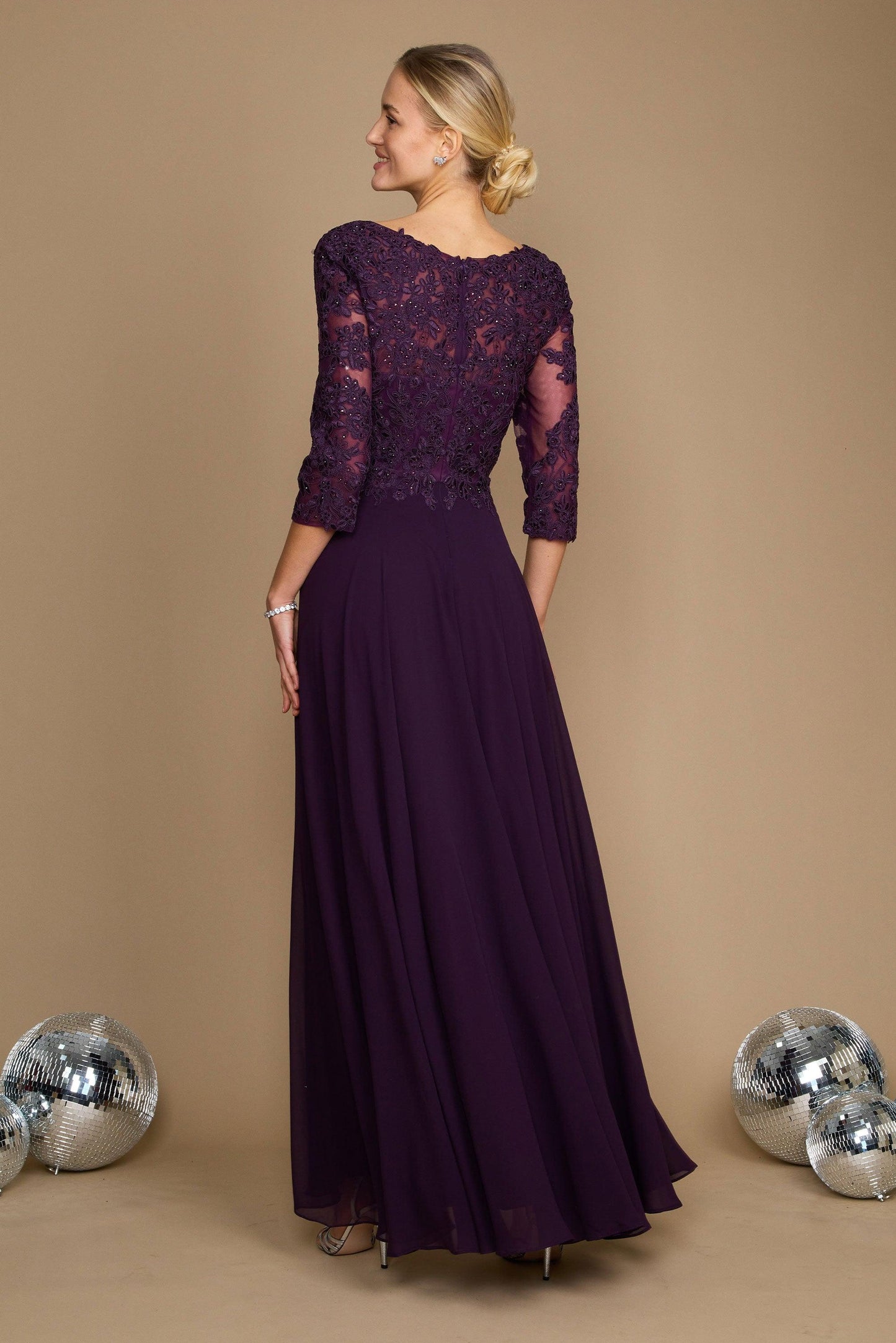 Kos Couture Long Formal Mother of the Bride Dress