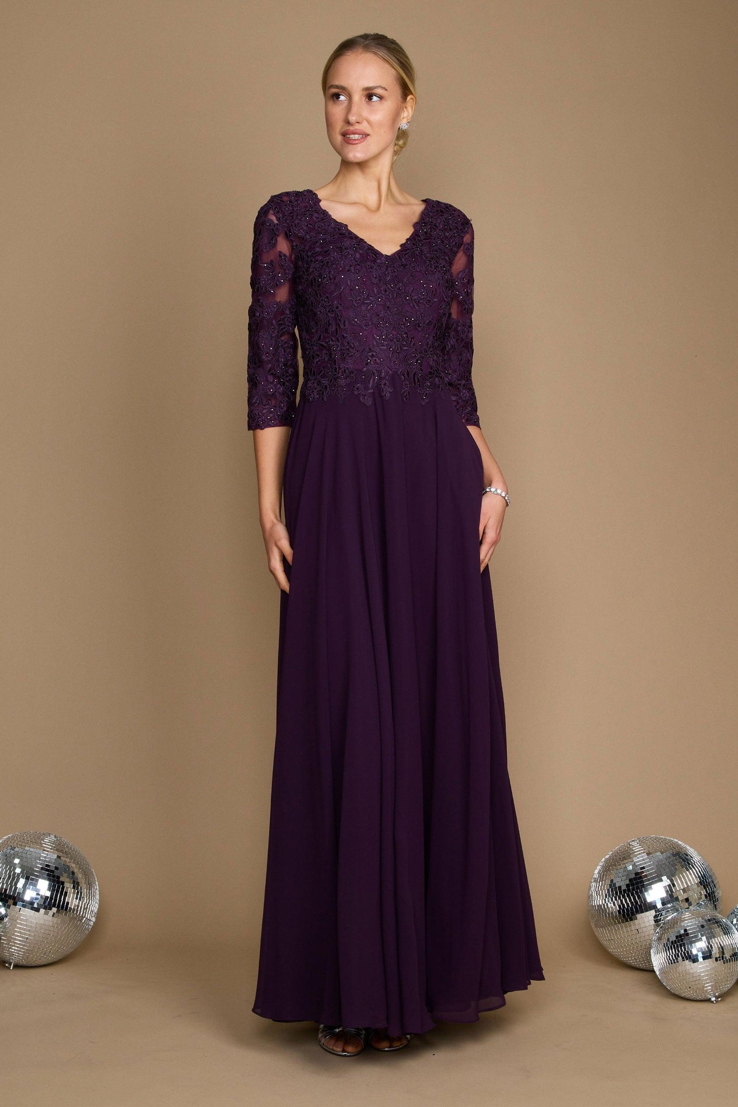 Kos Couture Long Formal Mother of the Bride Dress