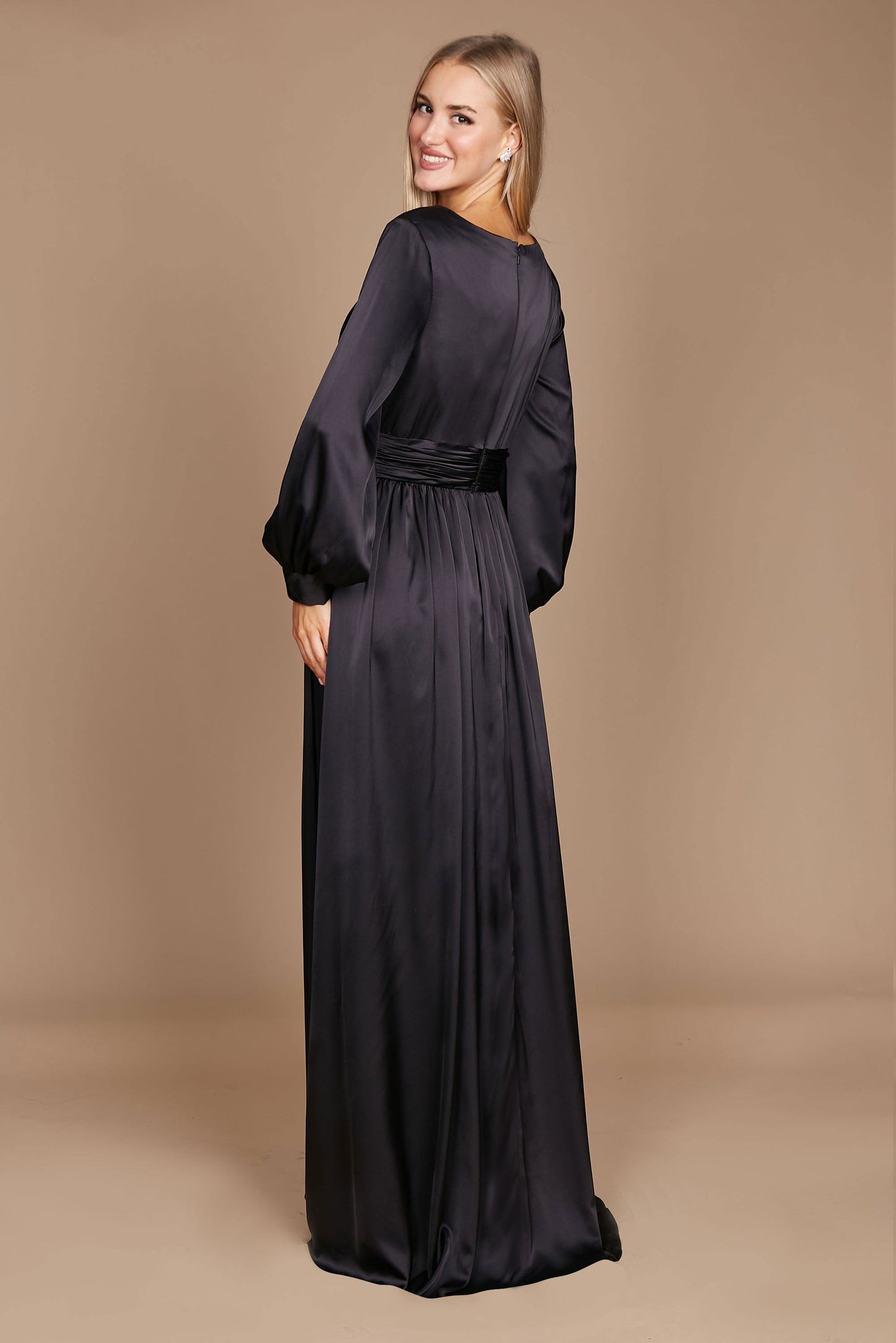 Kos Couture Long Sleeve Formal Evening Party Dress