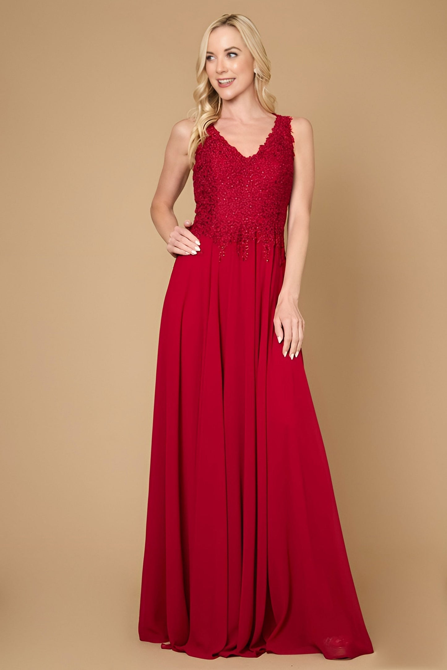 Kos Couture Long Formal Dress Plus Size Evening Gown