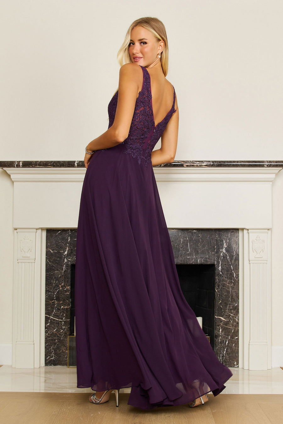 Kos Couture Long Formal Dress Plus Size Evening Gown