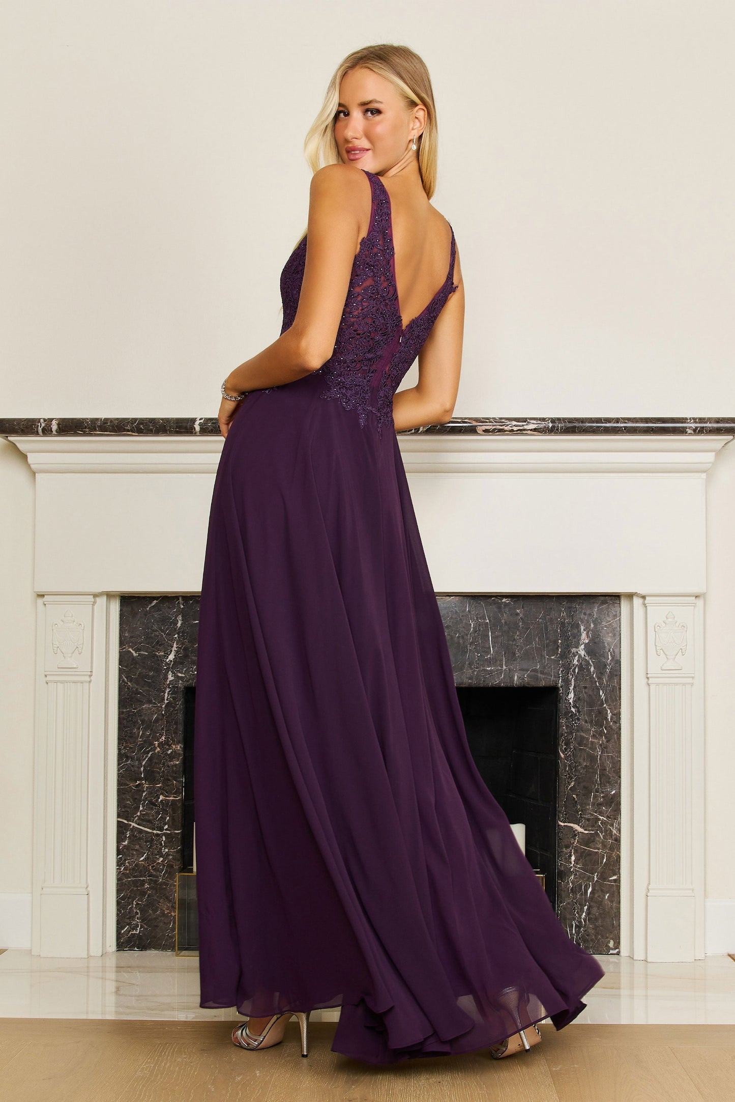 Kos Couture Long Formal Dress Plus Size Evening Gown