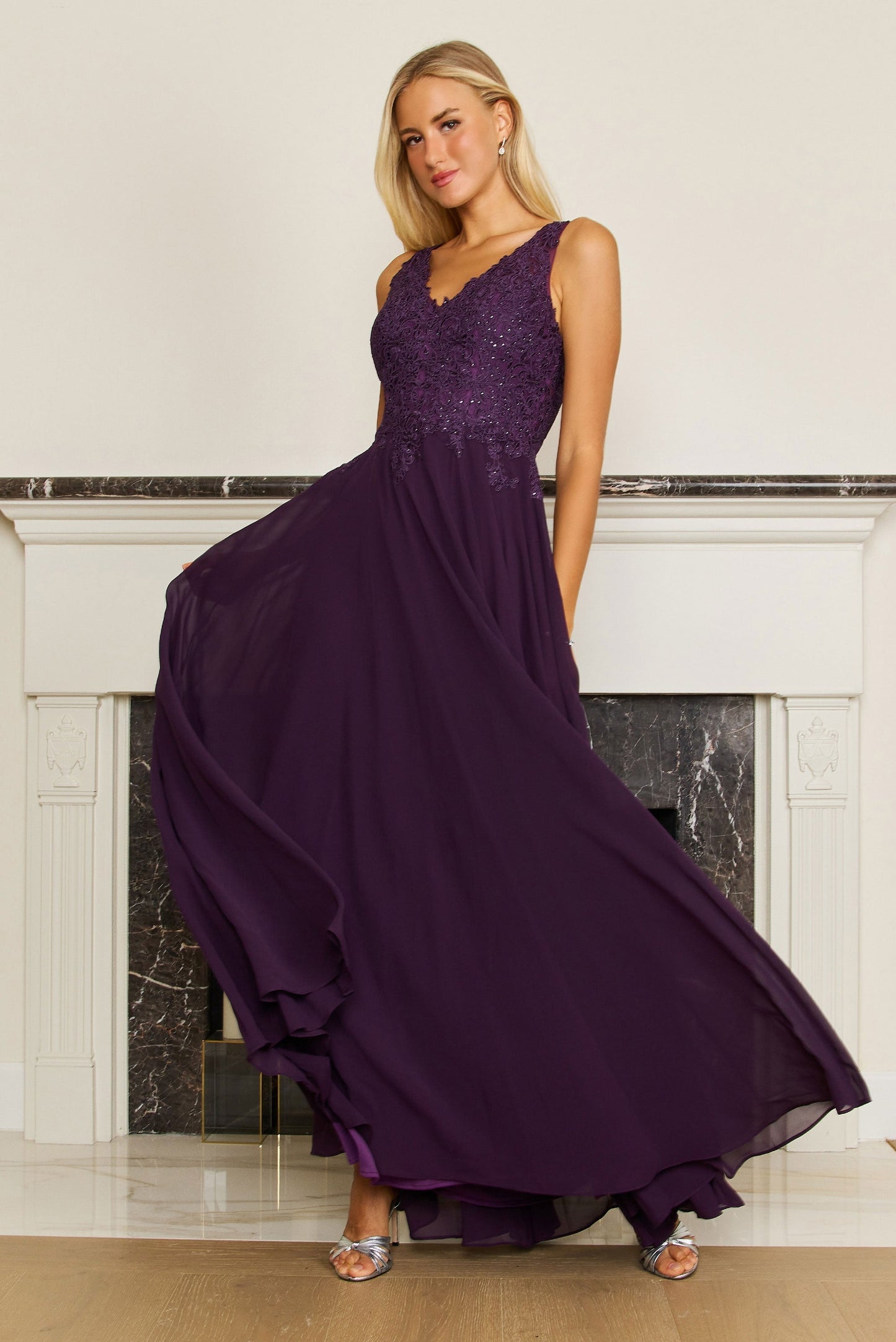 Kos Couture Long Formal Dress Plus Size Evening Gown