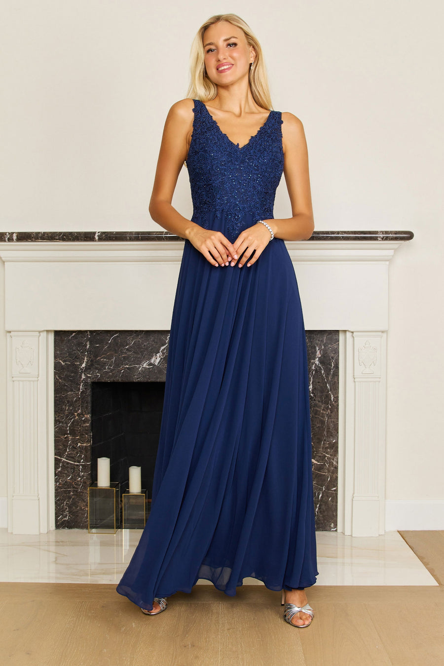 Kos Couture Long Formal Dress Plus Size Evening Gown