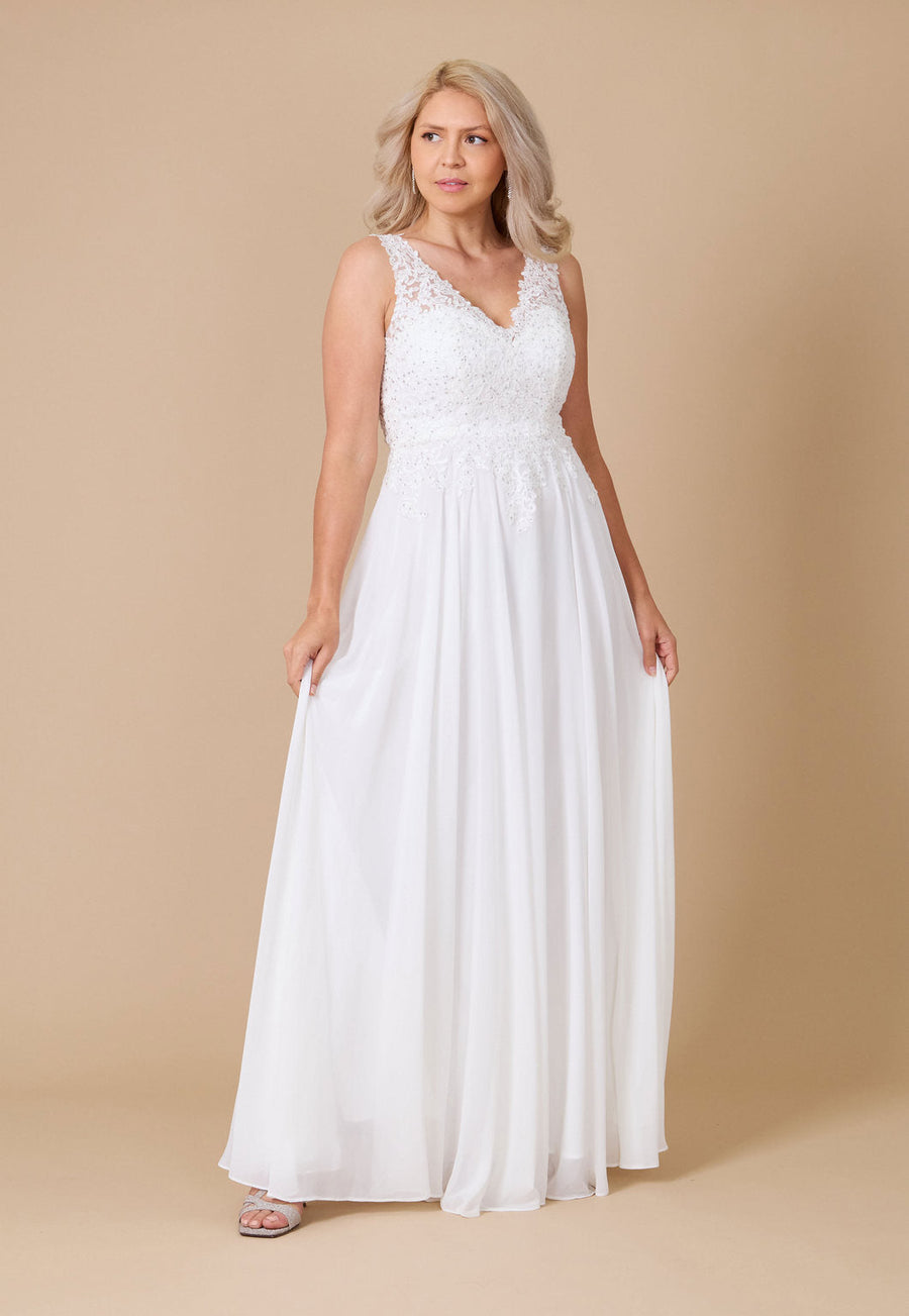 Kos Couture Long Formal Dress Plus Size Evening Gown