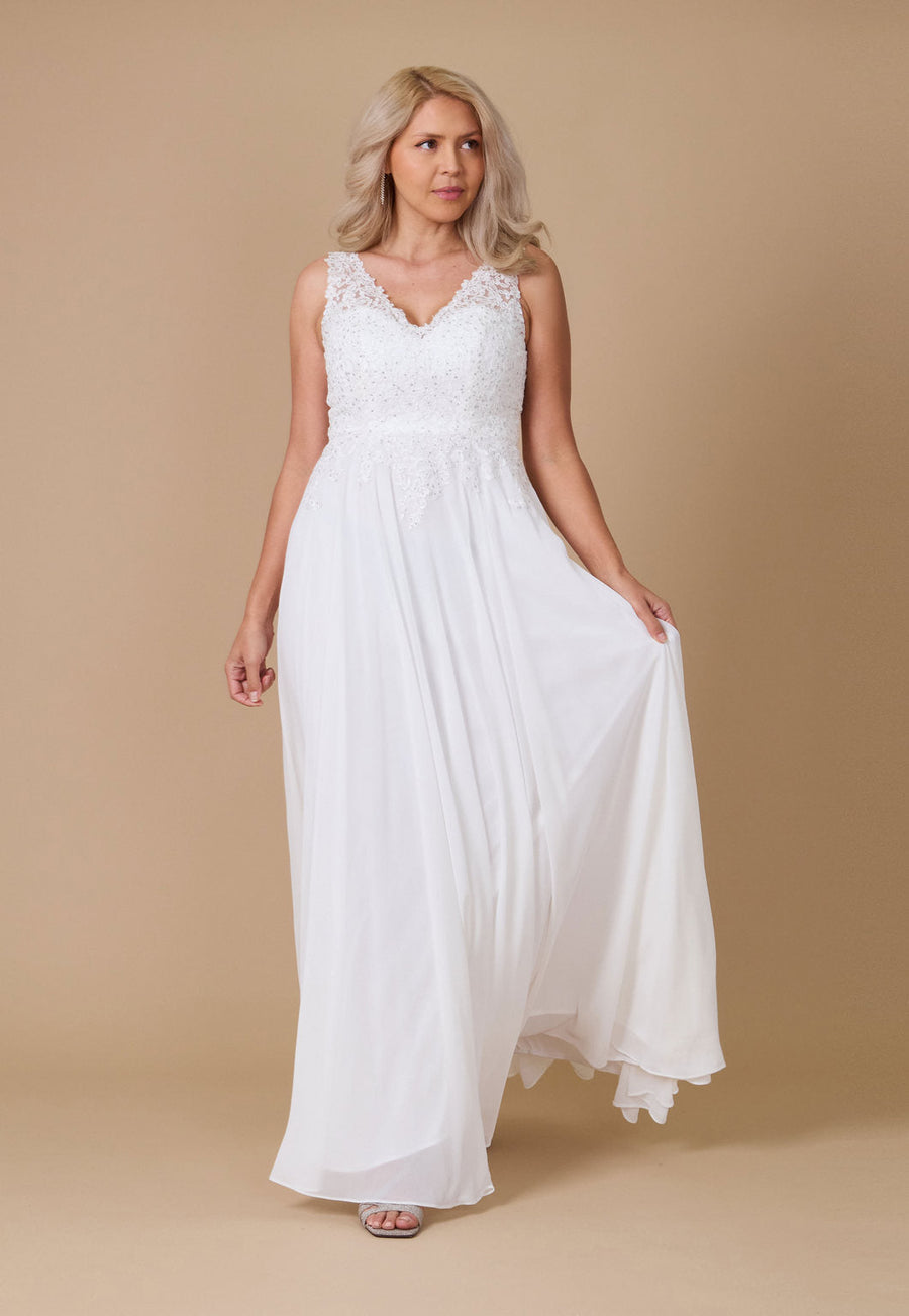 Kos Couture Long Formal Dress Plus Size Evening Gown