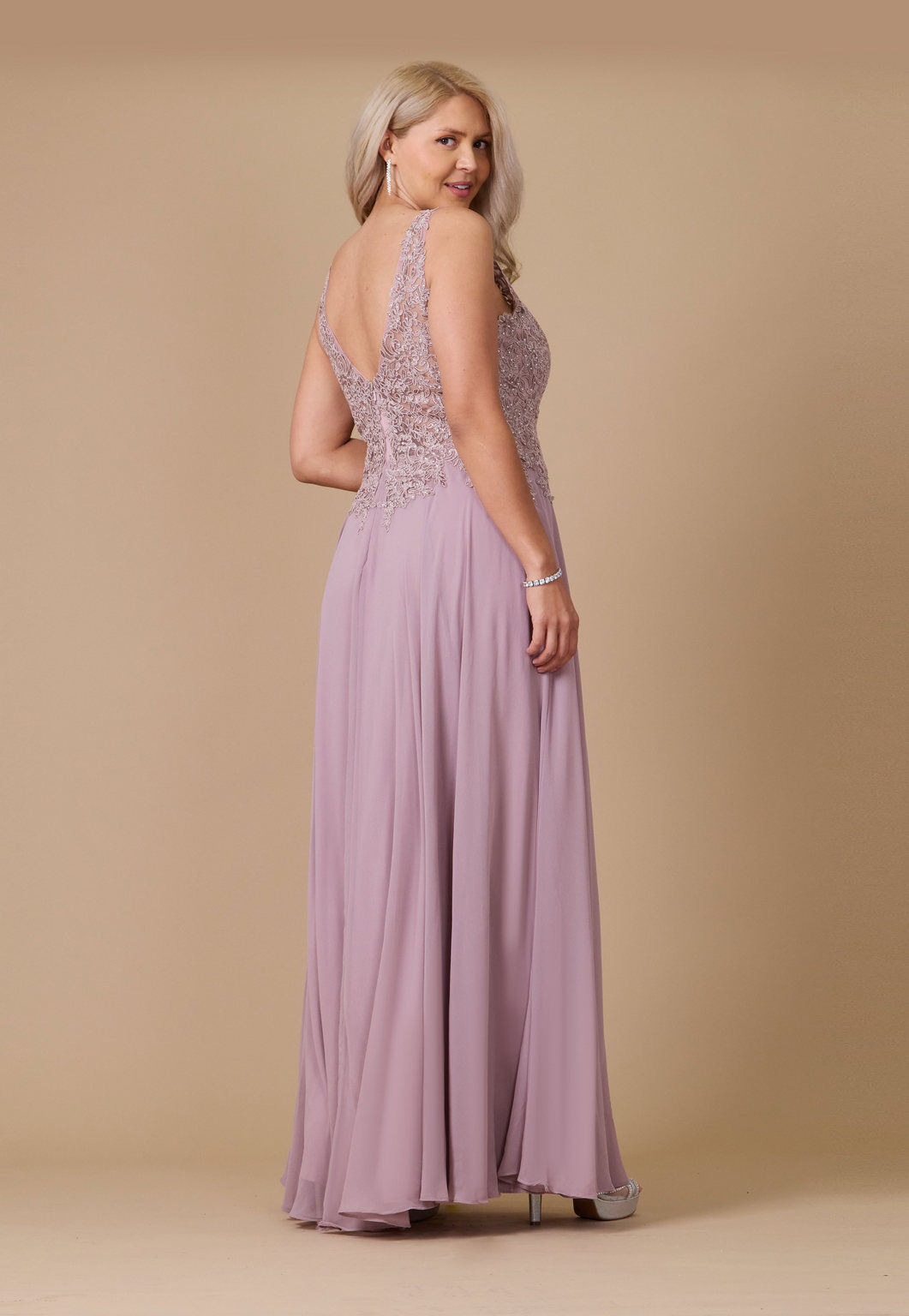 Kos Couture Long Formal Dress Plus Size Evening Gown