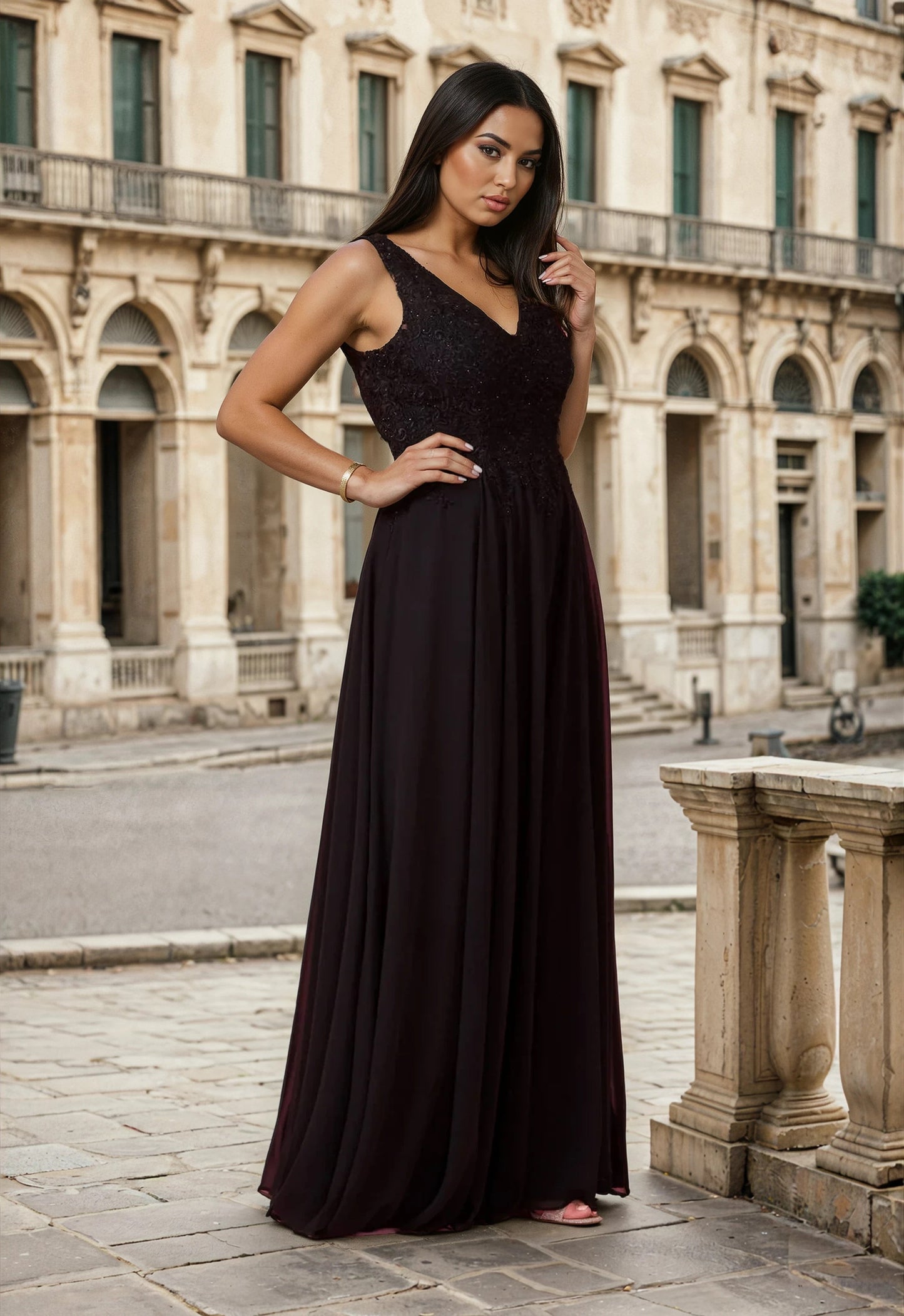 Kos Couture Long Formal Dress Plus Size Evening Gown