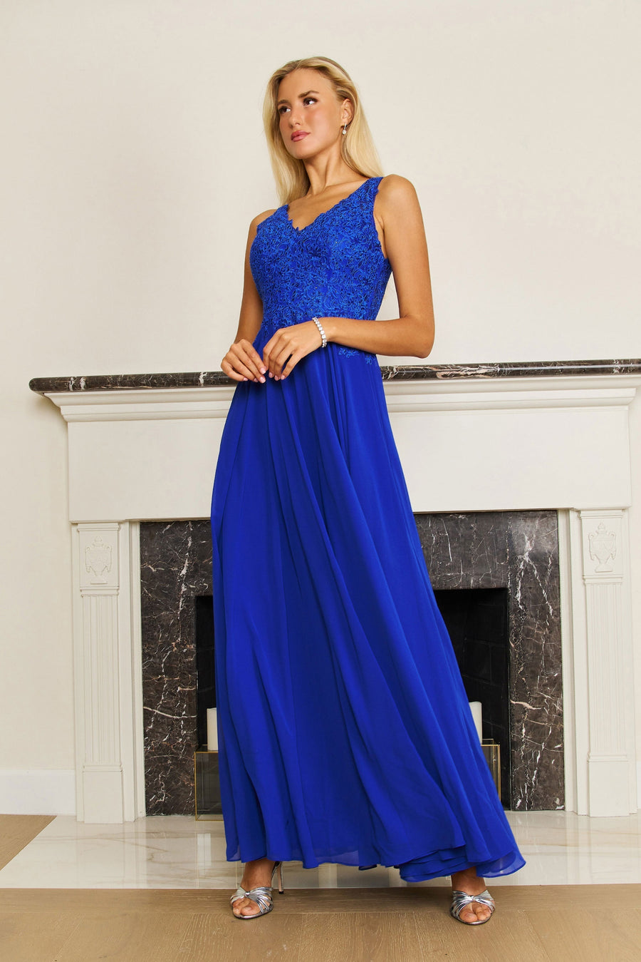 Kos Couture Long Formal Dress Plus Size Evening Gown