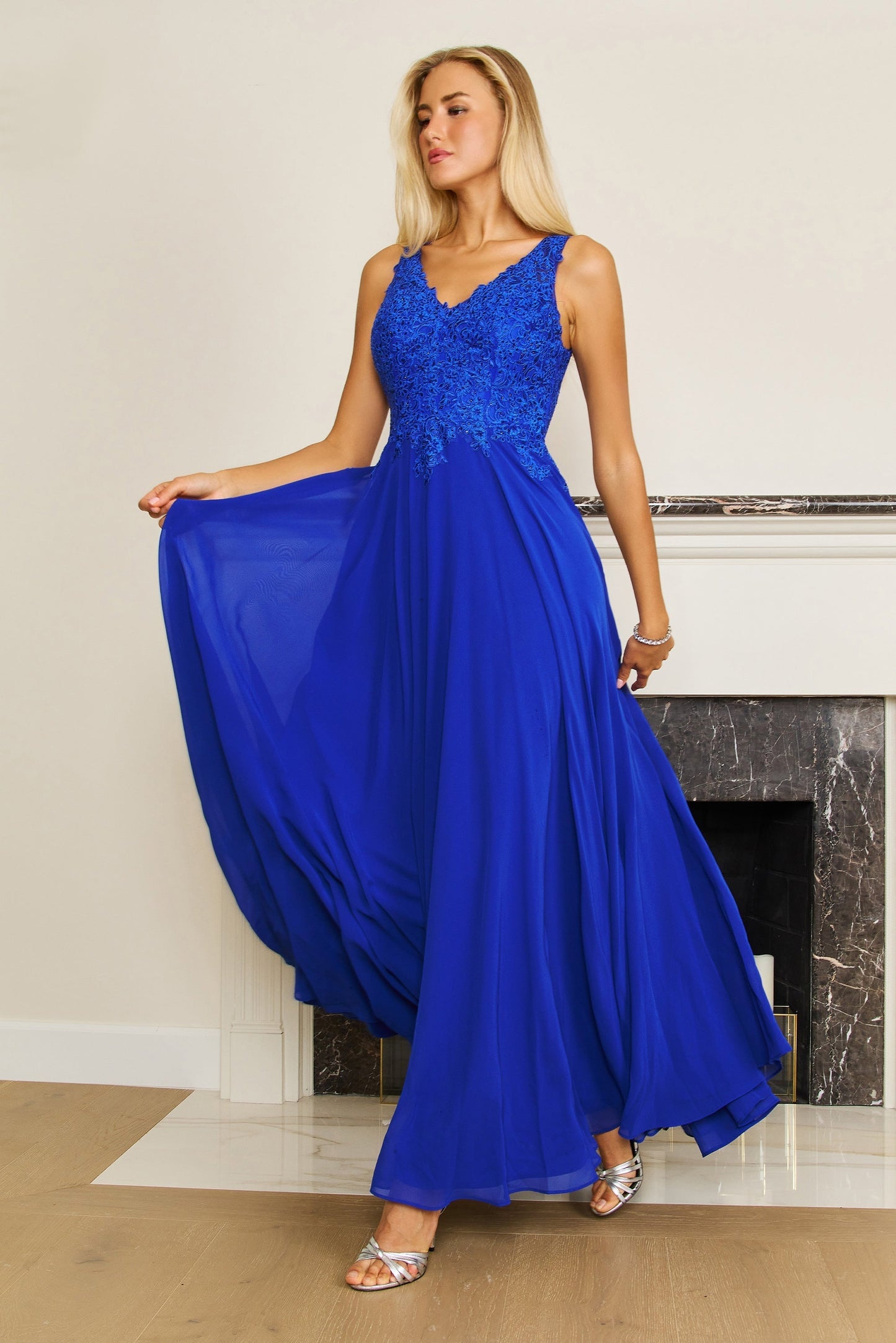 Kos Couture Long Formal Dress Plus Size Evening Gown