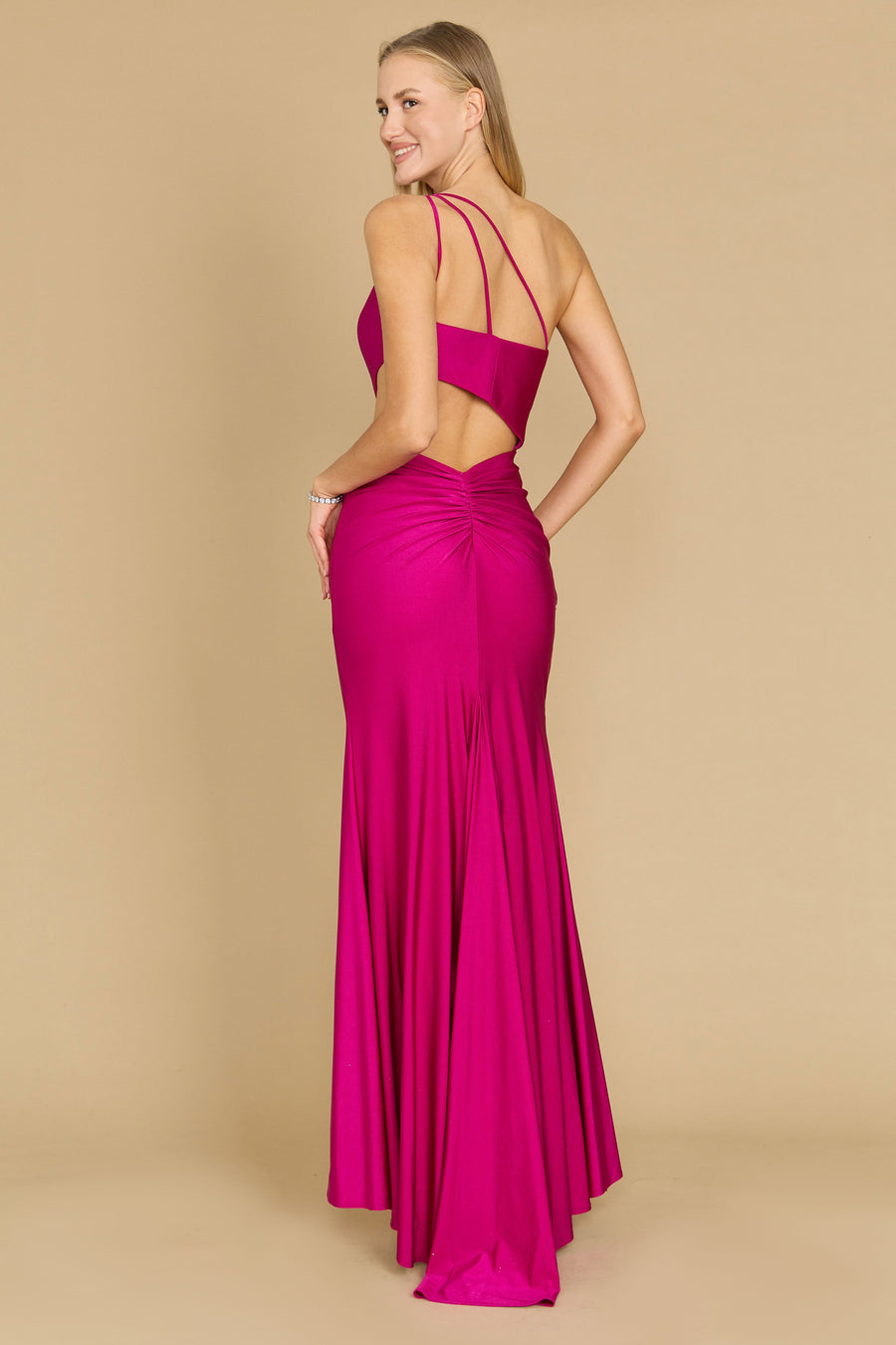 Kos Couture Side Cut Out Sexy Prom Formal Dress