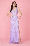 Sequin Corset Bodice Formal Prom Dress