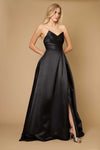 Kos Couture Long Black Formal Ball Gown Party Dress
