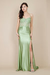 Kos Couture Open Back Long Sexy Formal Prom Dress