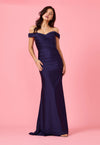Kos Couture Long Stretch Formal Off Shoulder Dress