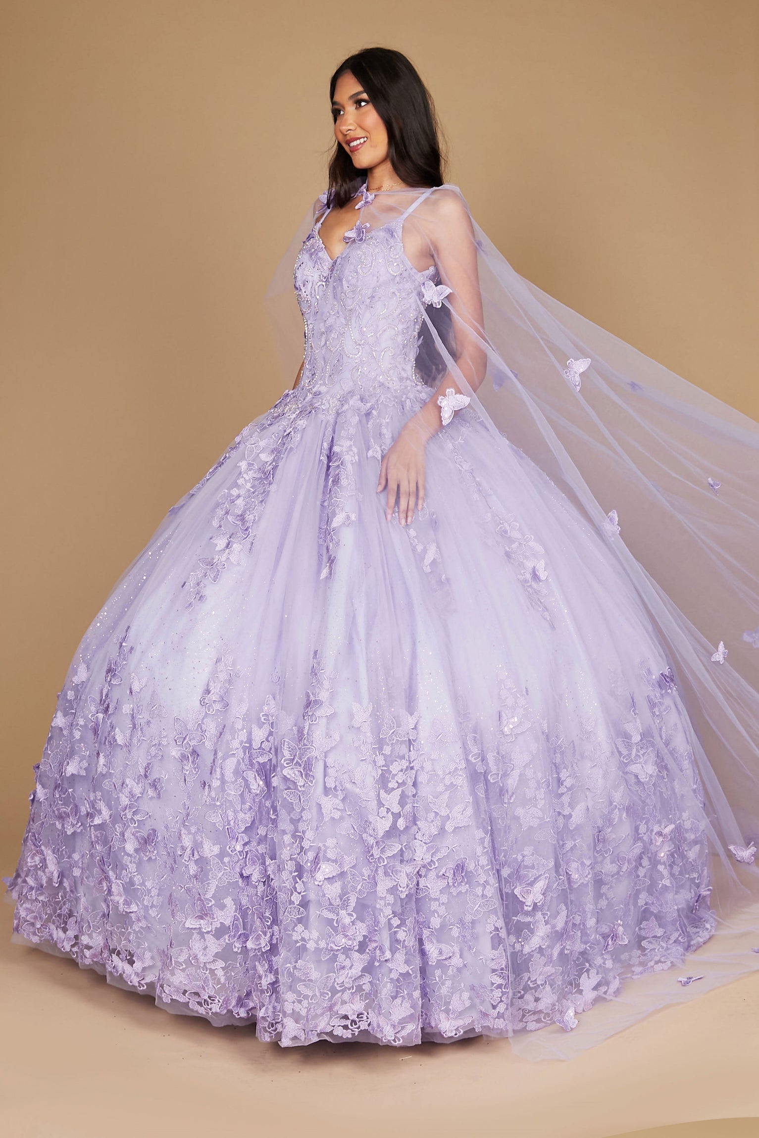 Kos Couture Sleeveless Long Quinceanera Dress Hunter Green
