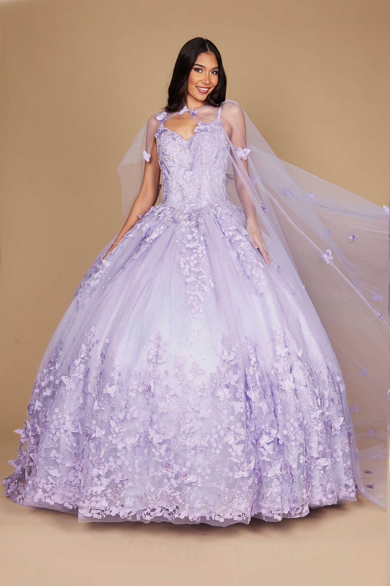 Kos Couture Sleeveless Long Quinceanera Dress Hunter Green