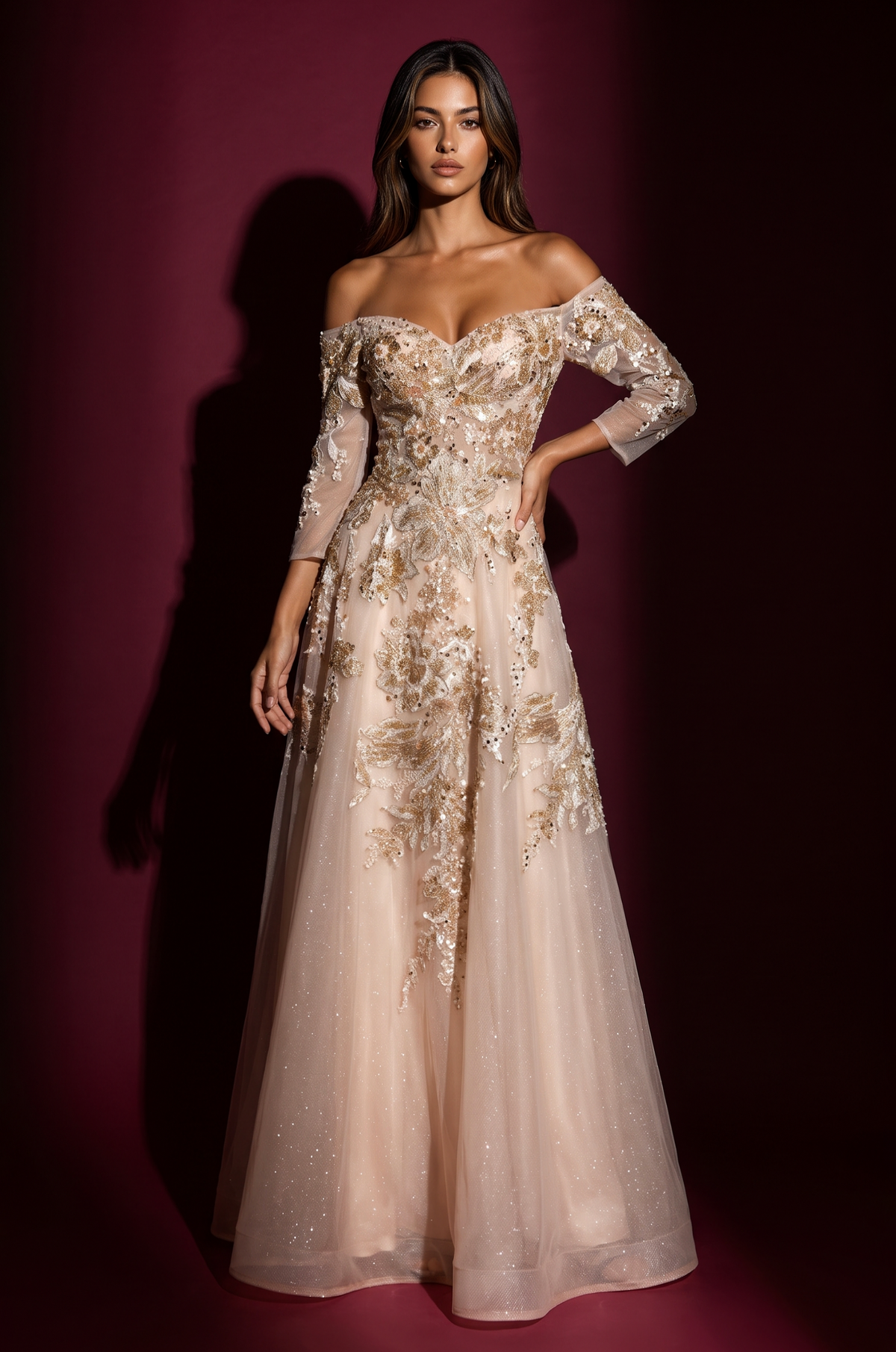 Style 1752 Champagne, front view