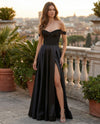 Kos Couture Corset Off Shoulder Formal Evening Gown