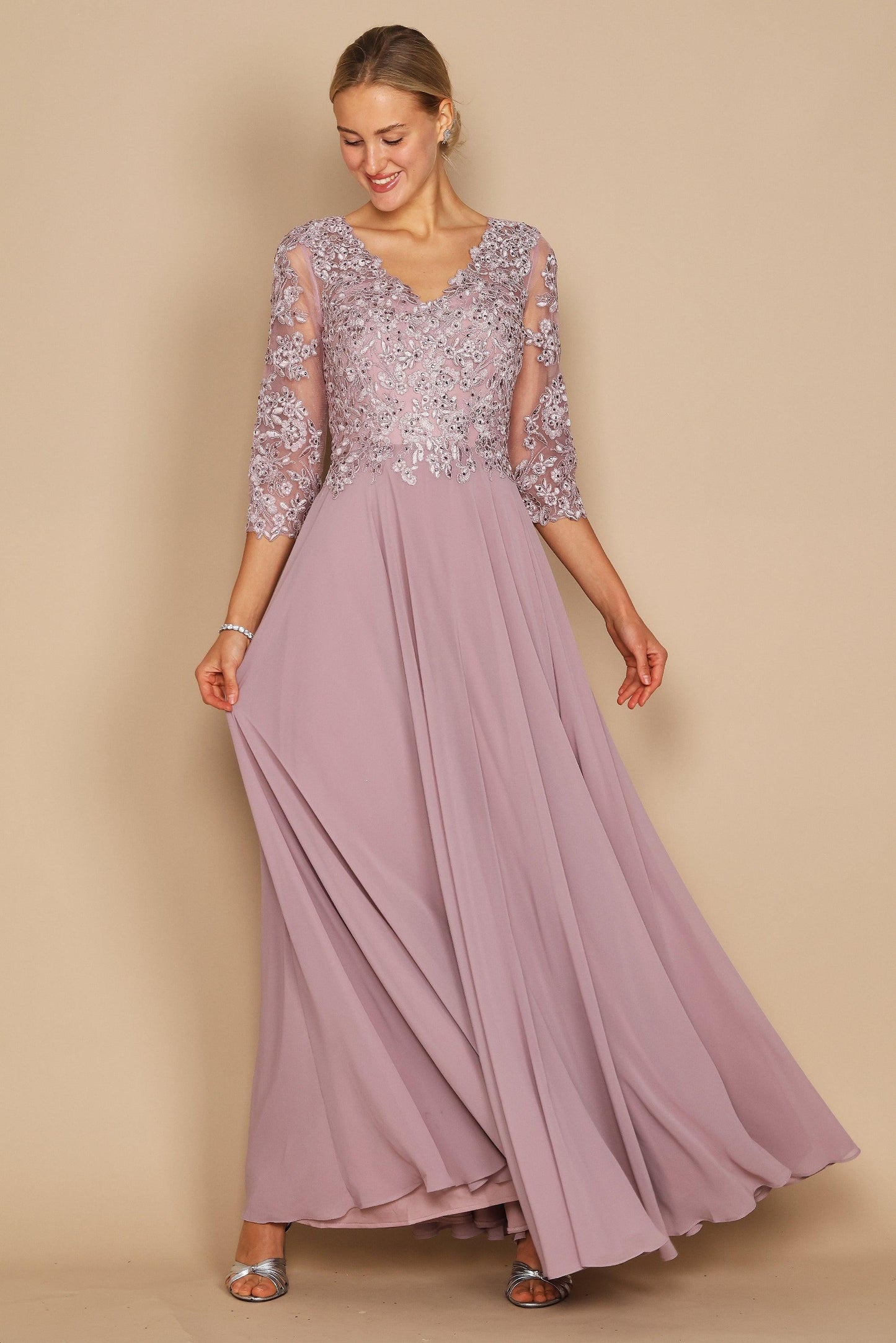 Kos Couture Long Formal Mother of the Bride Dress