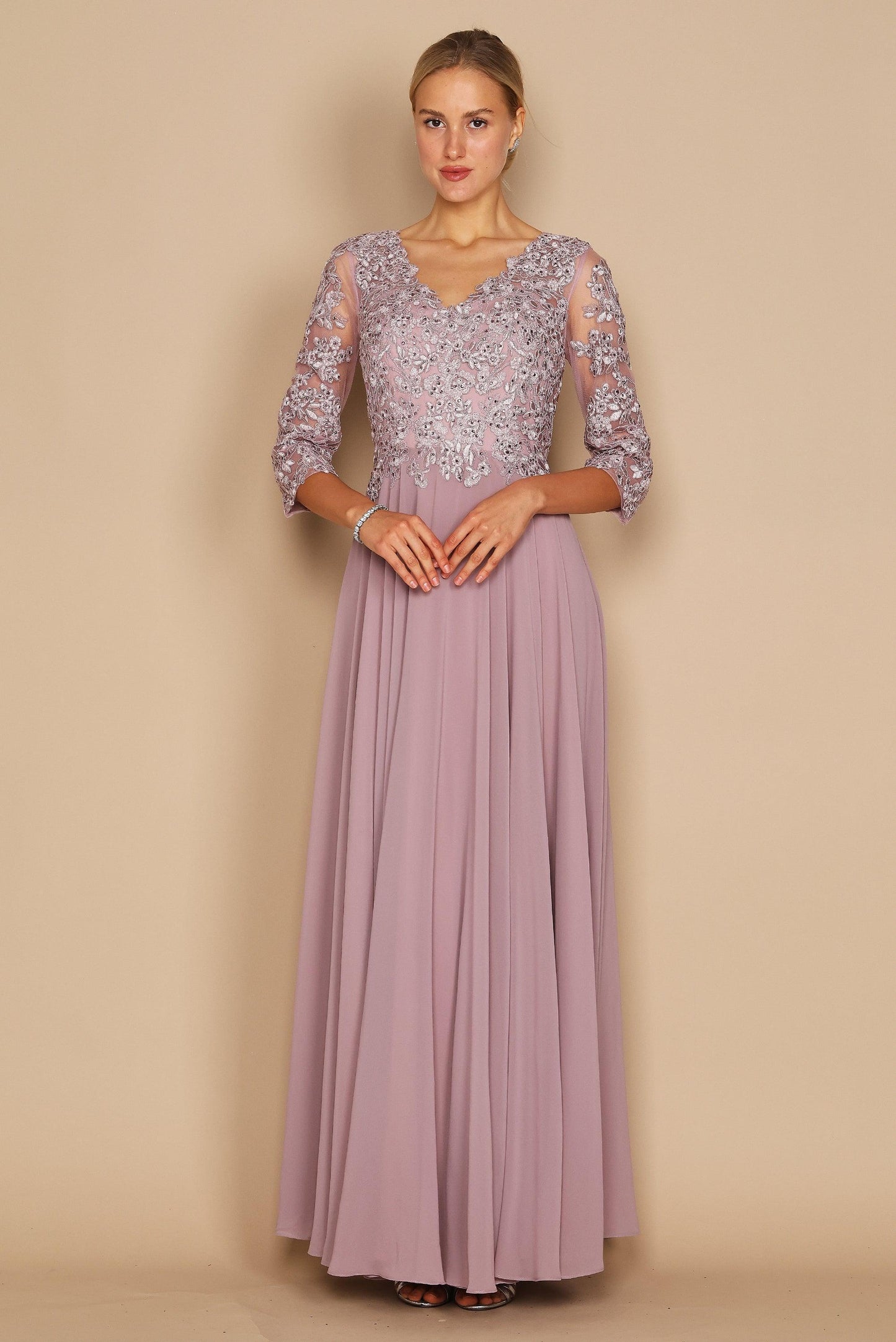Kos Couture Long Formal Mother of the Bride Dress