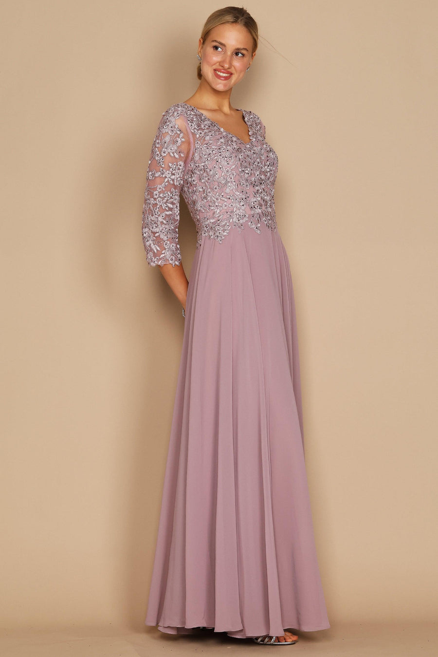 Kos Couture Long Formal Mother of the Bride Dress