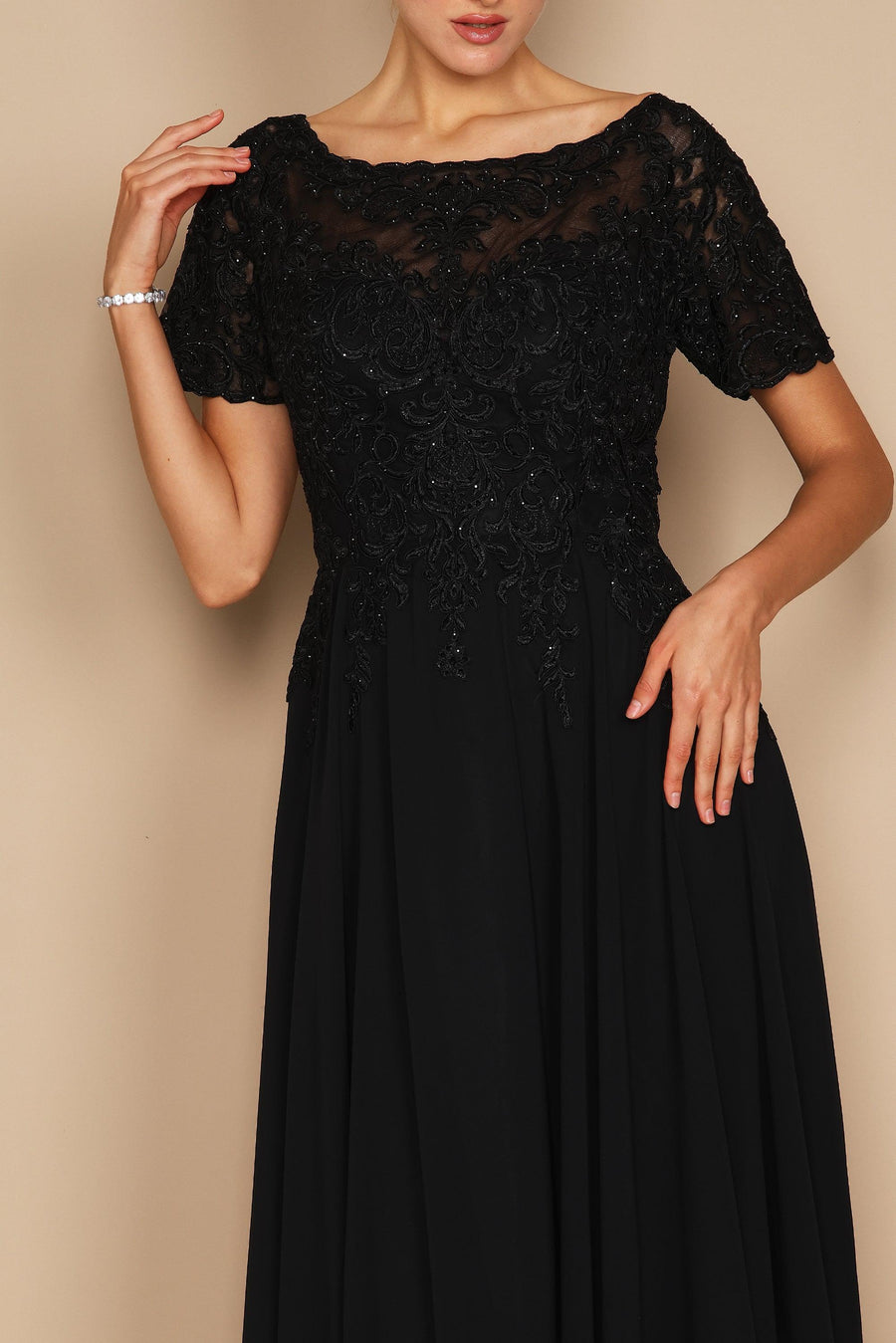Short Sleeve Mother of the Bride Formal Dress Wholesale